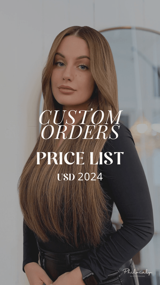 Philocaly Hair Extensions Tools + Supplies Download Now USD Custom Order Price Lists (Free Digital Download)