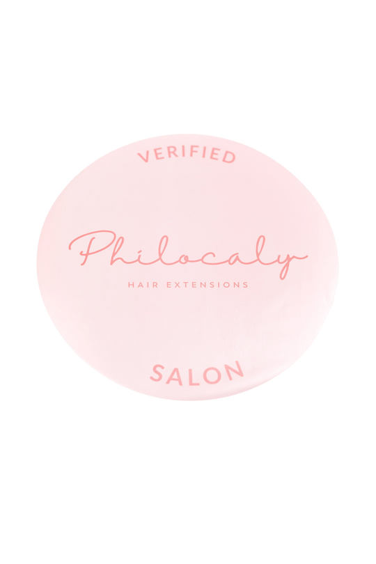 Philocaly Hair Extensions Tools + Supplies Philocaly Verified Salon Window Decal (8